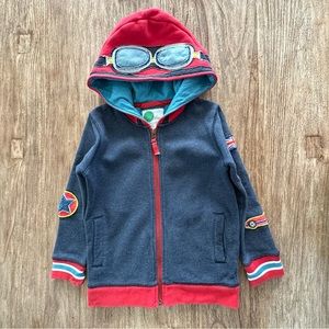 Mini Boden Race Car Driver Hoodie